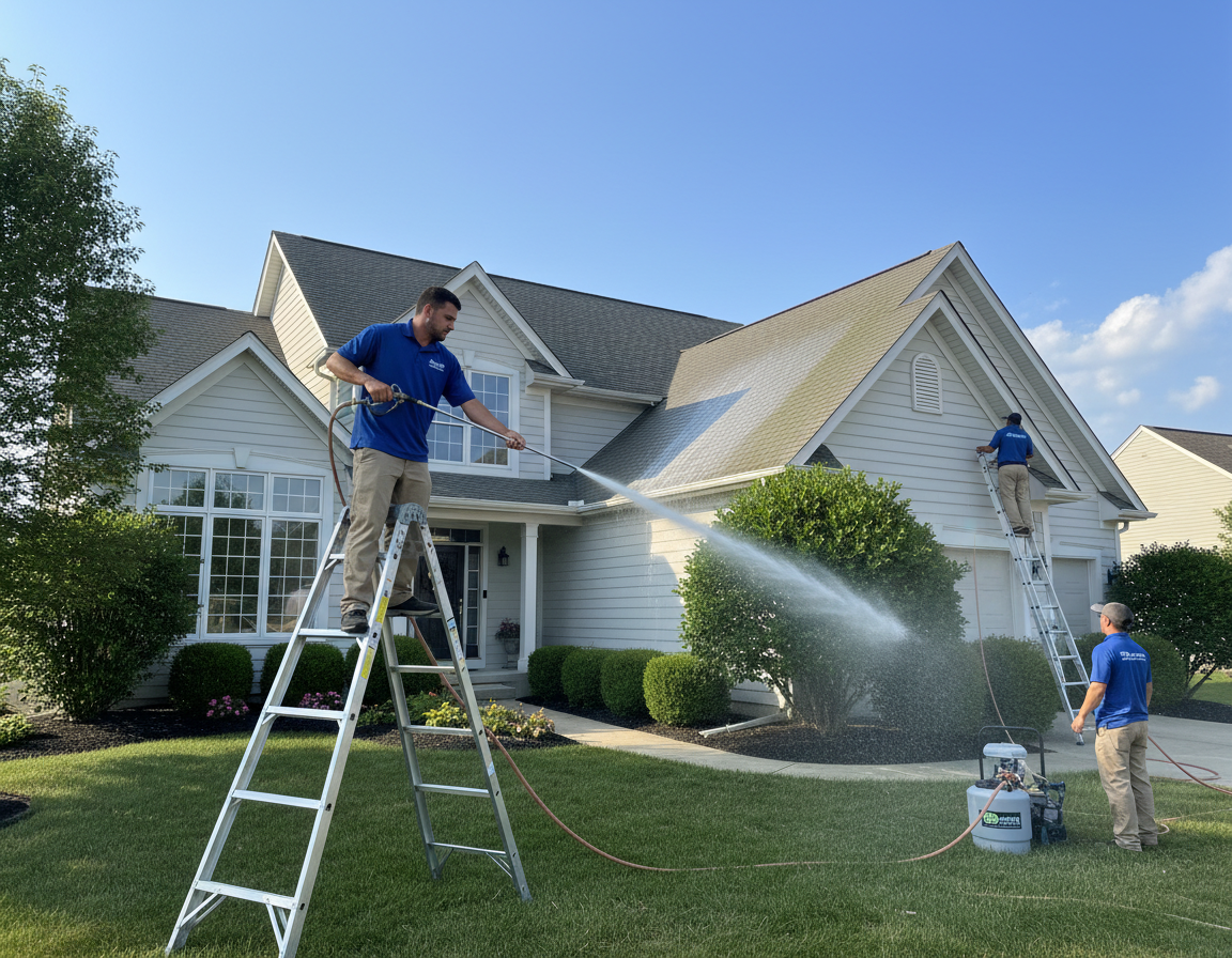 Westerville Roof Washing And Algae Removal